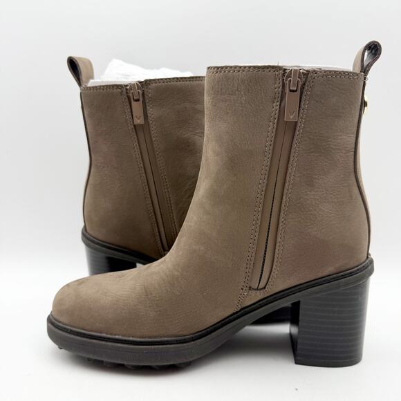 Vionic Womens Truckee Heeled Ankle Booties US 5 M EU 35 Brown Leather NWOB - Picture 6 of 12